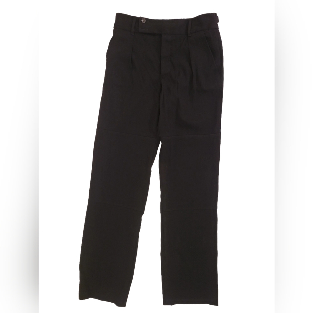 Gucci Black Trousers Womens EU 42 Vintage Belted Zamasport